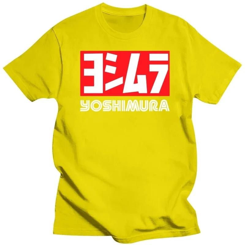 2024 Yoshimura Tee Shirt Classic Japanese Motorcycle Exhaust T-shirt Fashion Funny T-shirt Cotton Brand Teeshirt