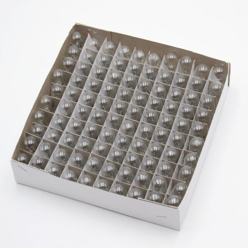 100 шт./коробка T15 12V 21W Светодиодная автомобильная лампа COB Стеклянная вставная Широкая лампа Авто Автомобили Лампа номерного знака Плафон Лампа для чтения ДХО