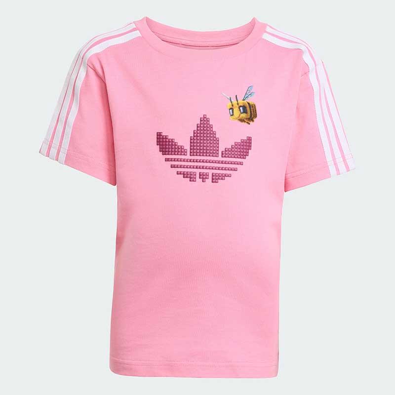 adidas Детский спортивный комплект с коротким рукавом Minecraft Trefoil