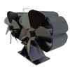 Wood Stove Fan Heat Powered Dual Silent Motors 4 Blades Non-Electric Heat Activated Fireplace Fan