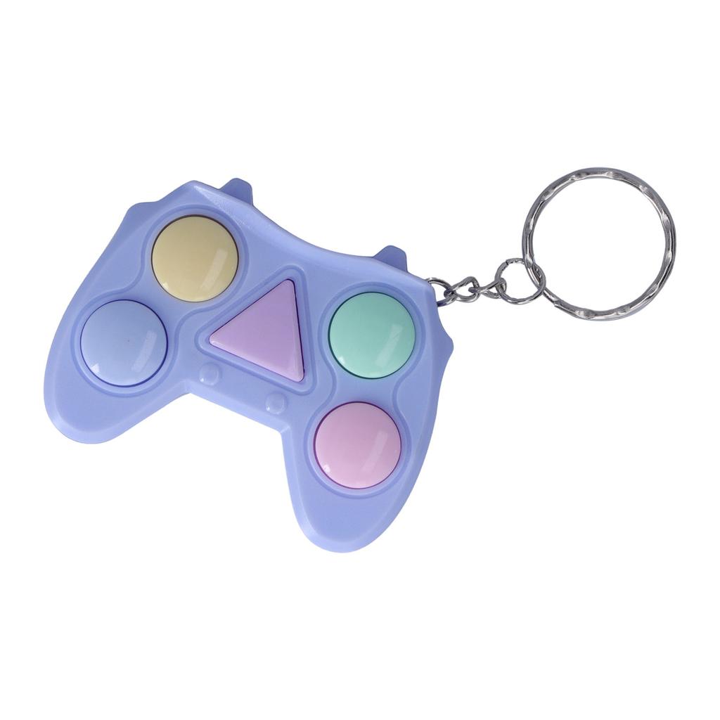 Mini Game Machine Keychain Portable Game Console Stress Relief Keychain for Kids Children