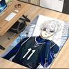Custom Name Nagi Seishiro BlueLock Printed Carpet, for Office Chair Living Room Bedroom Kitchen Room Decor Gifts.
