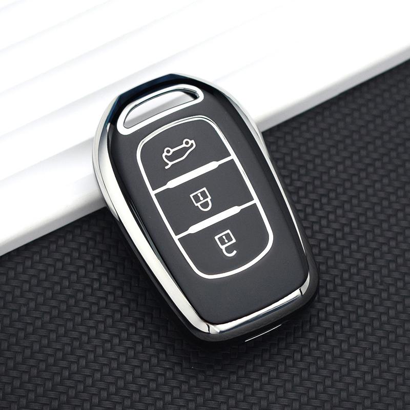 Чехол для ключей из ТПУ с 2/3 кнопками для Renault Duster Dokker Logan Stepway Clio 5 SS2 для Dacia Sandero Stepway Renault TWingo