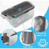 Cat corner brush comb, cat massage grooming, cat arch-shaped plastic self-cleaning scratching board product