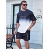 3D Printed Men's Summer Everyday Street Men's Short-sleeved T-shirt And Shorts Set Outdoor Beach Short Urban Fashion Set