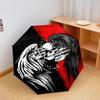 1PC Skull  Automatic Umbrella - Suitable Travel Outdoor Portable Umbrella Birthday Gift Daily Essentials