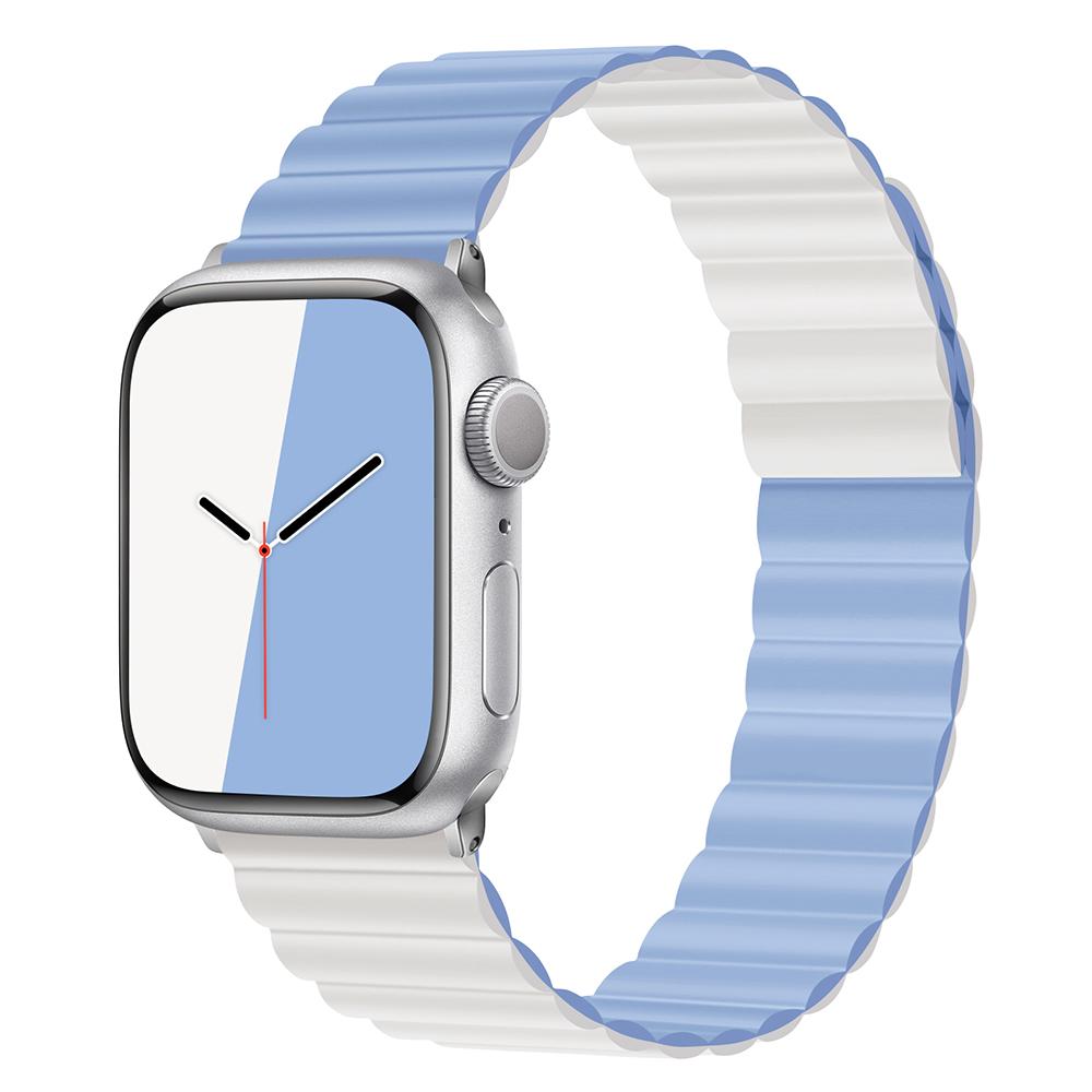 Простая магнитная застежка для Apple watch Ultra 9 8 7 49 мм 45 мм 41 мм Силиконовый ремешок для iWatch 6 5 4 SE 44 мм 40 мм 42 мм