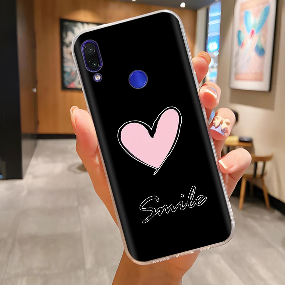 Мягкий чехол для Xiaomi Redmi Note 7 Чехол Цветы Мягкий ТПУ Силиконовый Чехлы для Телефона на Redmi Note7 Pro Защитная Задняя Крышка Fundas