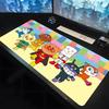 Игровой коврик для мыши с персонажем мультфильма Анпанман, большой коврик для стола под клавиатуру и мышь, нескользящая резиновая основа, игровой коврик для мыши, ковер для ноутбука 1200x600