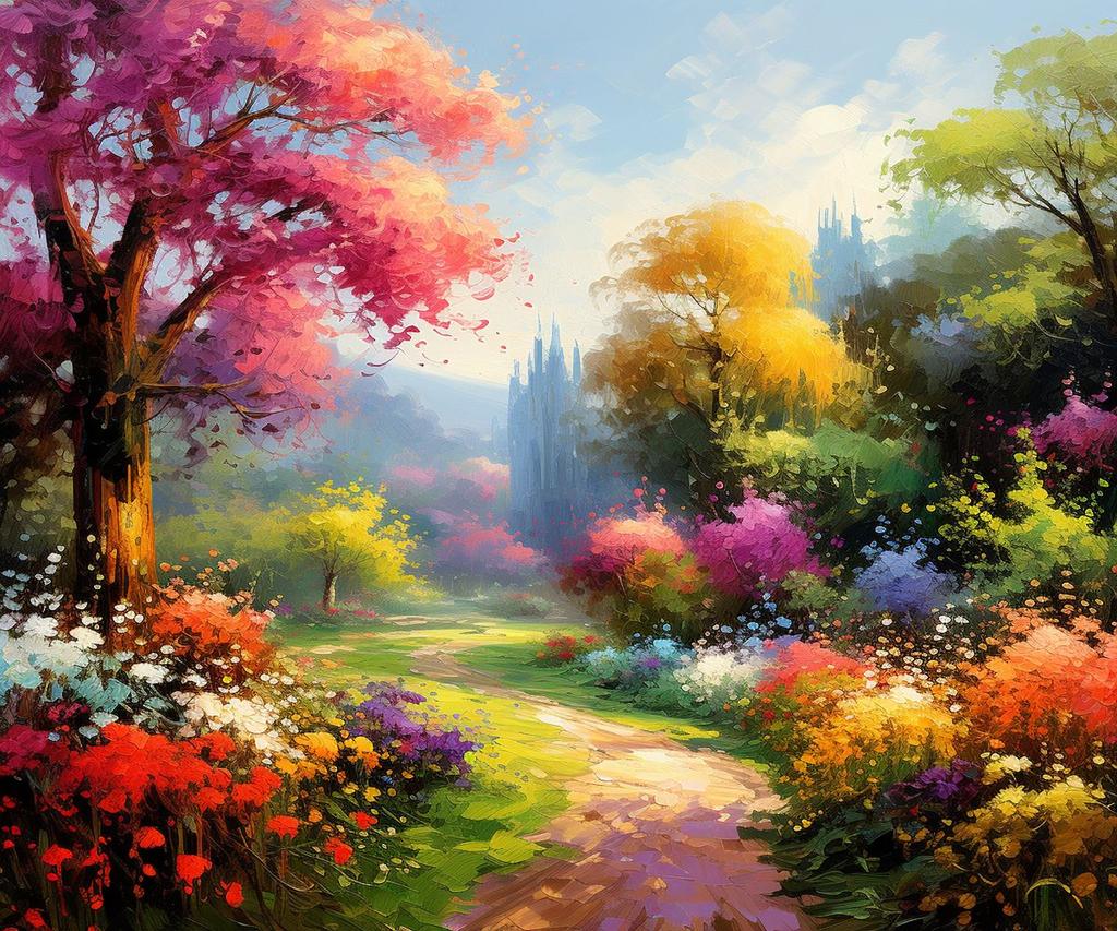 5D Diamond Painting Landscape Full Square/Round Rhinestone Mosaic Embroidery Cross Stitch Kit Home Decor Gift