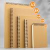 A3/A4/A5/8k/16k Sketchbook Thick Paper 160 GSM Notebook for Painting DIY Creative Practice Drawing Art School Supplies