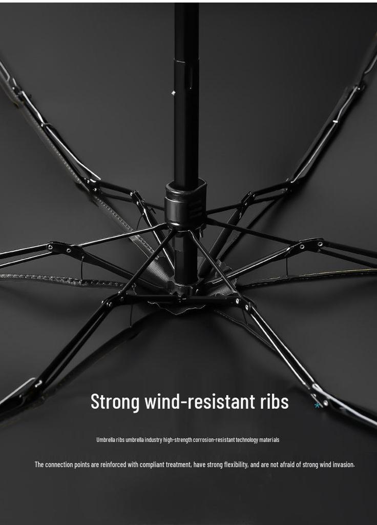 Mini Thickened UV Protection Black Glue Umbrella for Women - Ultra-light Sun & Rain Shield