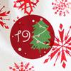 Christmas Advent Stickers Merry Christmas Advent Calendar Number Paper Sticker Christmas Number Party Seal Labels Stickers