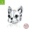Серебряные бусины Ziyun 925 Bulldog Puppy - оригинальные аксессуары для украшений в виде животных