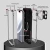 iPhone 17 Серебристый Щит Тройная Защита Ударопрочный Чехол Полное Покрытие с Защитой Камеры