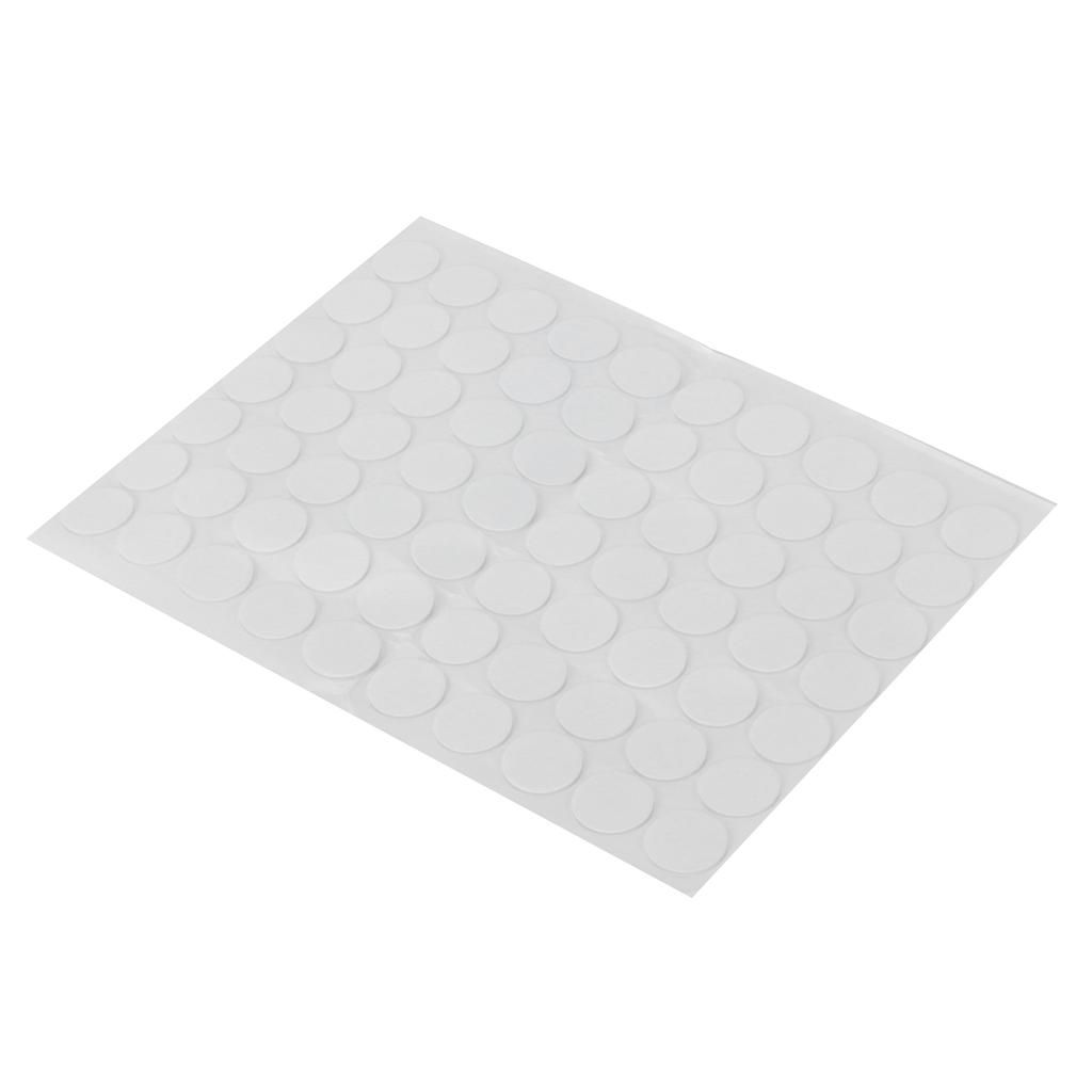 70Pcs Round Sticker Acrylic Acid Transparent Double Sided Adhesive Tape for Fixation