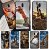 Чехол для телефона экскаватор для Samsung Galaxy J6 J4 Plus A6 A7 A8 A9 J8 2018 A3 A5 J1 2016 J3 J7 J5 2017