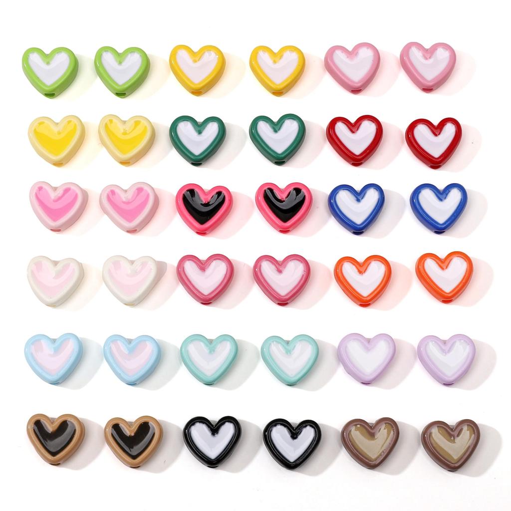 5/20 шт. Любовь Акриловые бусины Капля масла Макарон Серия Бусины для DIY Ручной работы Браслеты Ожерелья Изготовление ювелирных изделий