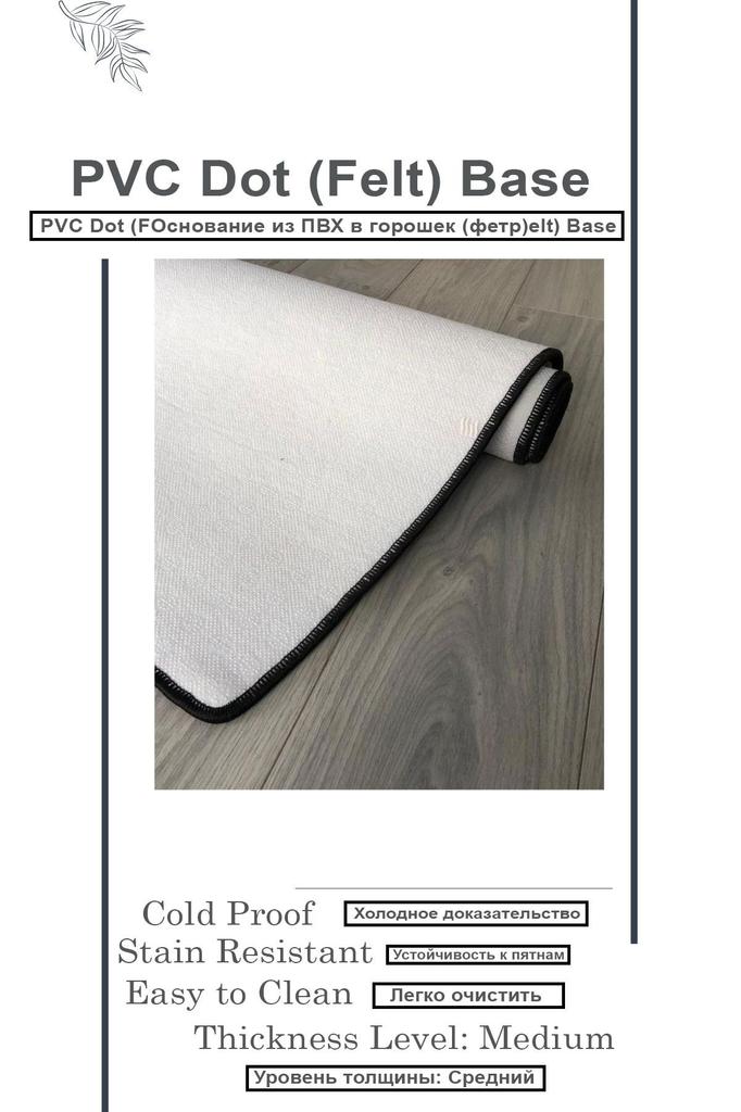 YTRHOME Home Modern E1009 Нескользящая точечная основа с цифровой печатью нового поколения, ковер для гостиной, кухни, прихожей и напольный коврик