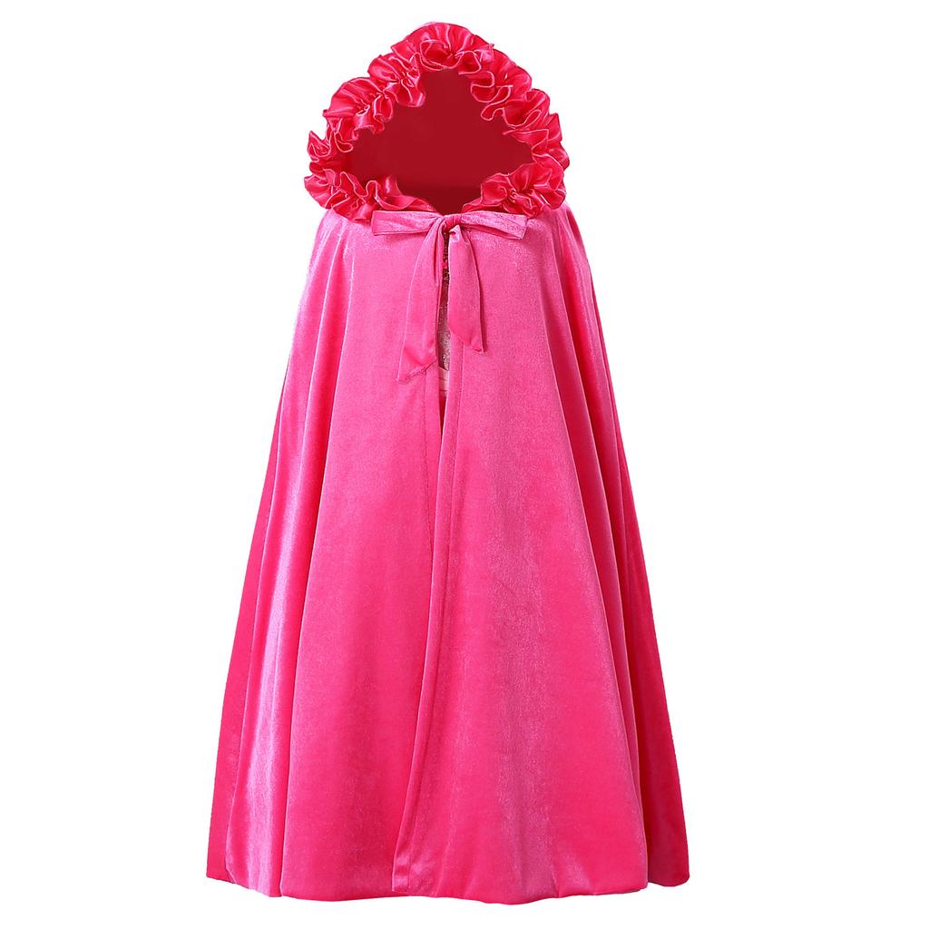 Christmas Frozen Princess Cloak Out Shawl Girls Aisha Autumn Winter Kids Aisha Cloak