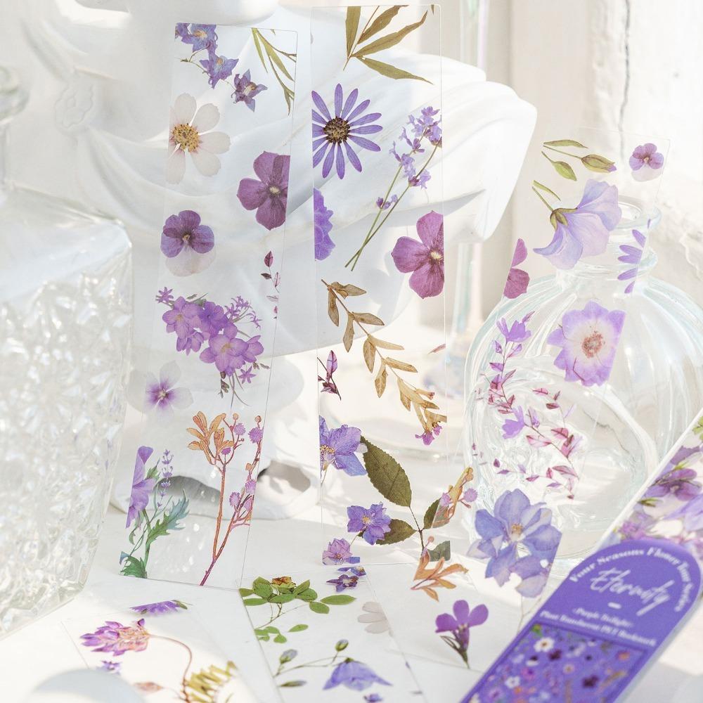 5 шт., полупрозрачные цветочные закладки серии «Путешествия», «Четыре сезона», маркер для страниц книги, отметки для чтения книг