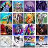 5D DIY Full Drill Diamond Painting Animal Wolf Elephant Diamond Embroidery Mosaic Art Picture Koala Cross Stitch Home Decoration