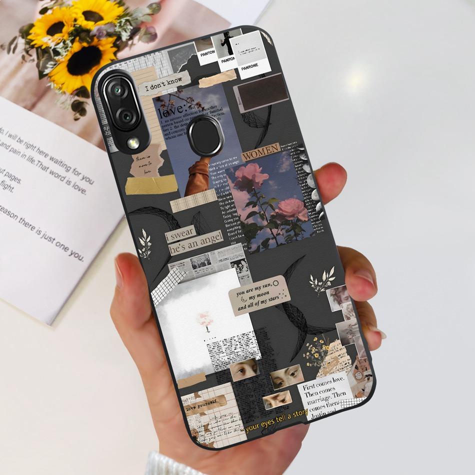 For ZTE Blade V10 Vita Cute Panda Cartoon Case For Zte Blade V10 2019 Blade V10vita Soft TPU Black Silicone Phone Cases