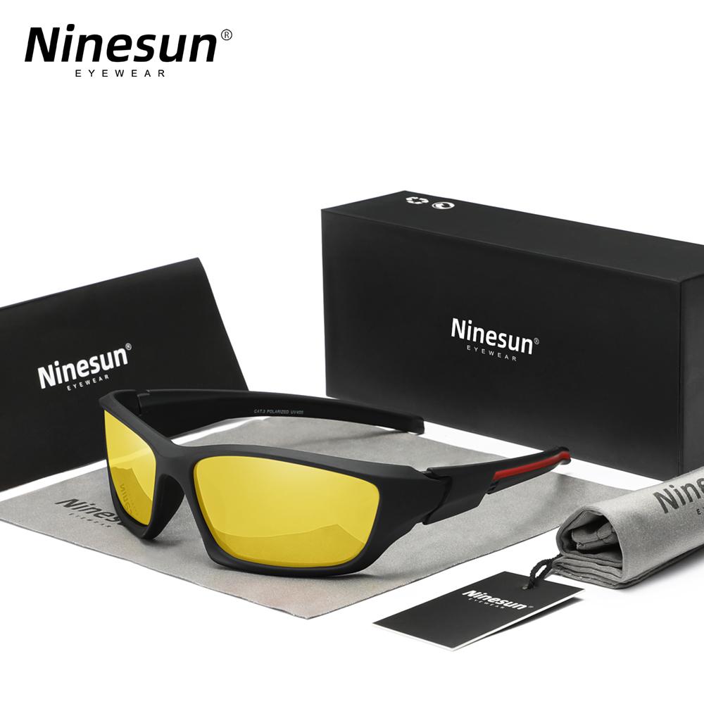 Ninesun Модные мужские солнцезащитные очки поляризованные вождения TR90 солнцезащитные очки для мужчин фирменный дизайн высококачественные зеркальные очки мужские