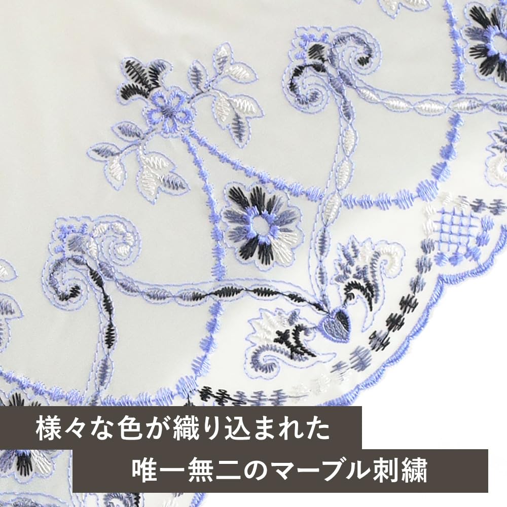 Chinoiserie Modern Marble Short Parasol for Sun and Rain