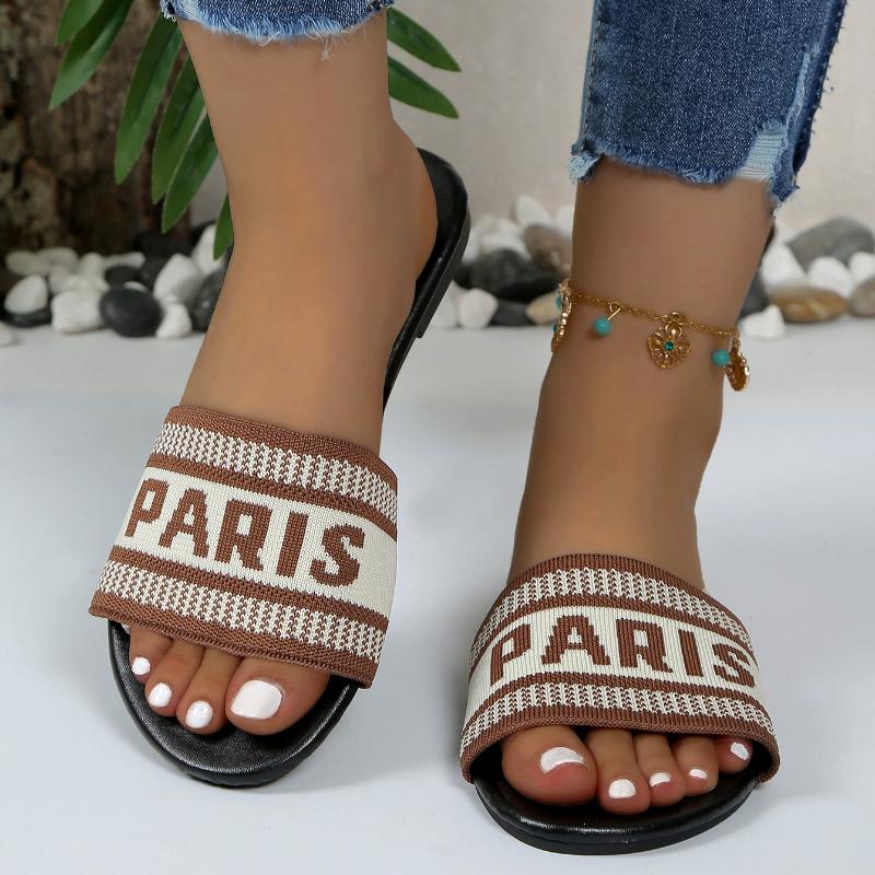 Вьетнамки женские летние модные вышитые надписи большие размеры праздничные тапочки пляжные тапочки