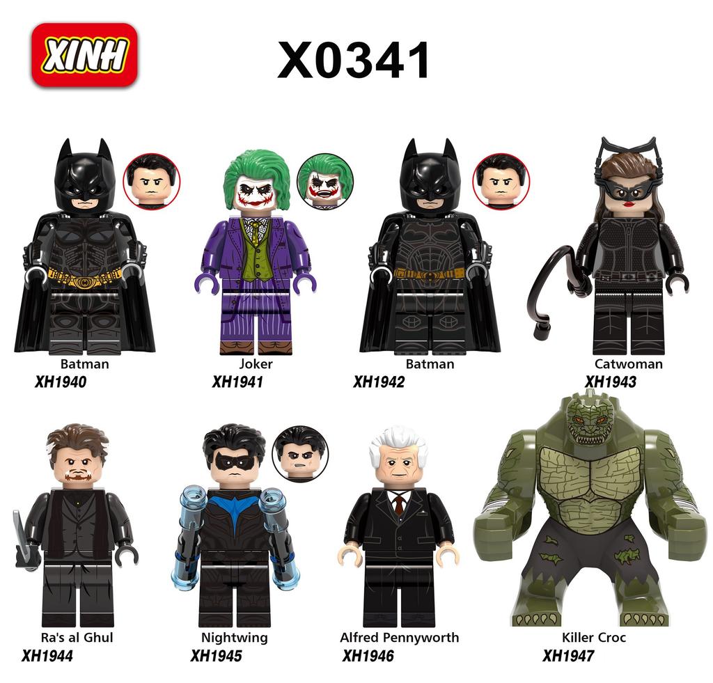 XinHong X0341 Super Hero Series Building Blocks Mini Figures, Collectible Toy Set for Kids, Bag Packed