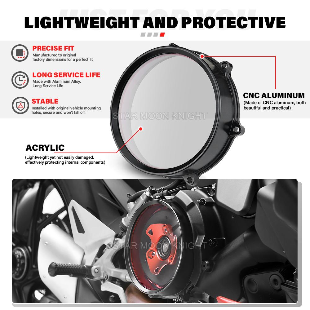 Крышка сцепления мотоцикла для Ducati Panigale V2(2020-2025) Streetfighter V2(2022-2025) 1299 Superleggera(2017) 959 1199 1299 Panigale