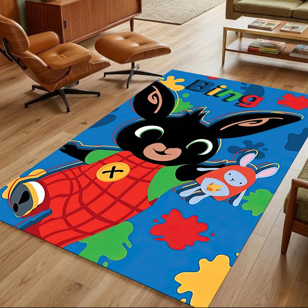 Bunny Floor Mat Perfect for Kitchen Outdoor Entryway Decorate room Anti-slip Rug Anime Office Decor Perfect Gift for Women/Men