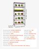 Plant Shelf with Grow Light, 6-Tier Indoor Plant Stand, 180cm Tall Indoor Plants Display Rack with Wheels & Timer, 150W 3800K Full Spectrum Grow