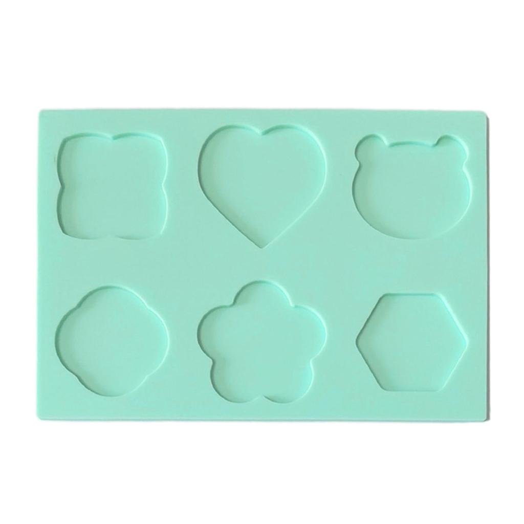 6-in-1 Wax Seal Stamp Silicone Mold for Making Wax Stamp Silicone Wax Seal Mat Non-stick Easy To Demold