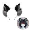 Handmade Wolf Ear Headband Kitten Girls Cosplay Accessories Beast Ears Fursuit Masquerade Halloween Cosplay Party