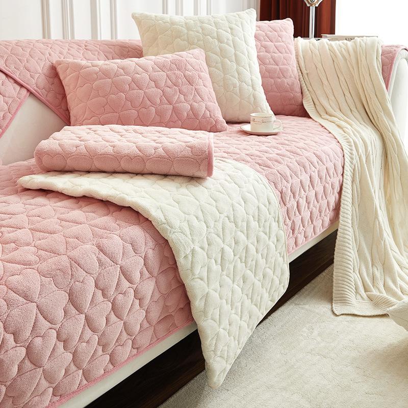 Подушка для дивана из молочного волокна, скандинавская простая современная подушка для дивана, универсальная подушка для четырех сезонов, полное покрытие, чехол для дивана, спинка, утолщенное полотенце