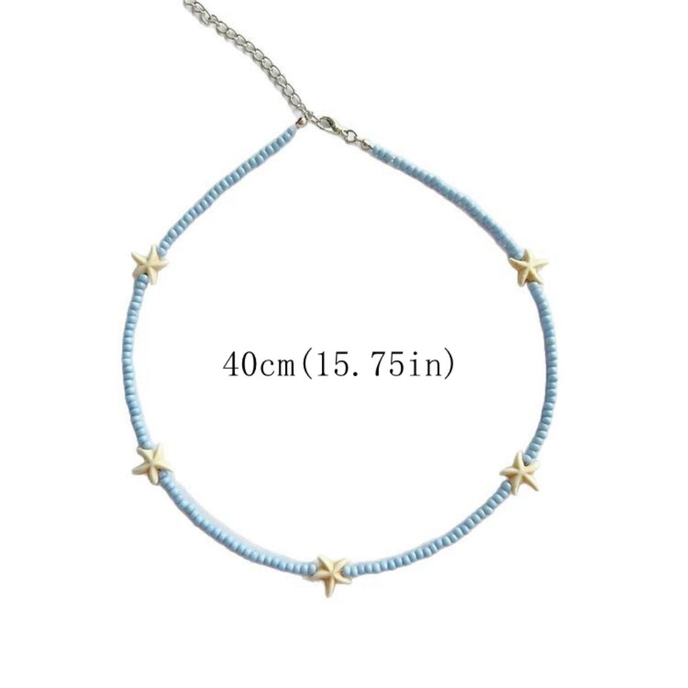 Ожерелье из ракушек с морского пляжа в богемном стиле, цепочка-чокер с богемными бусинами, лето