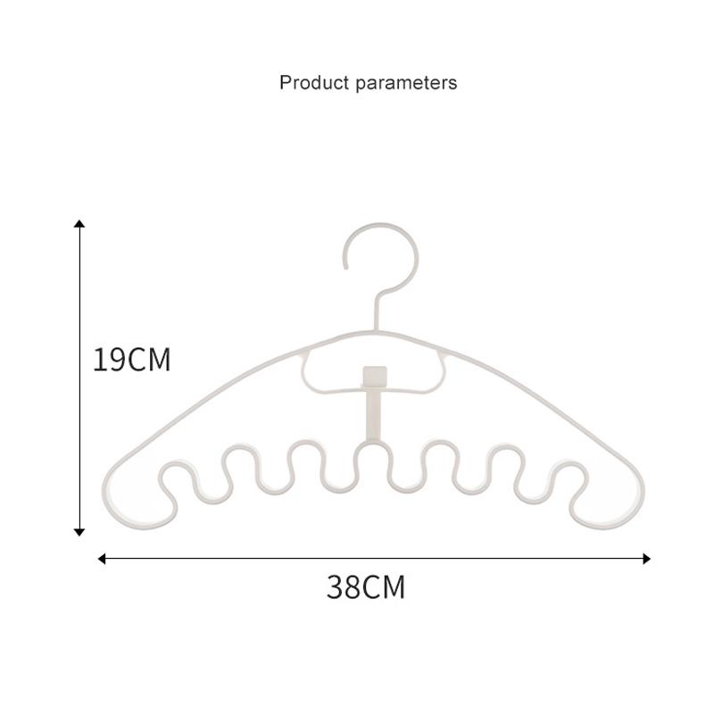 Вешалки Waves, сушилка для одежды, многофункциональный держатель для пластиковых пакетов, вешалка для галстуков, вешалка для ремня, шкафы для спальни, органайзеры
