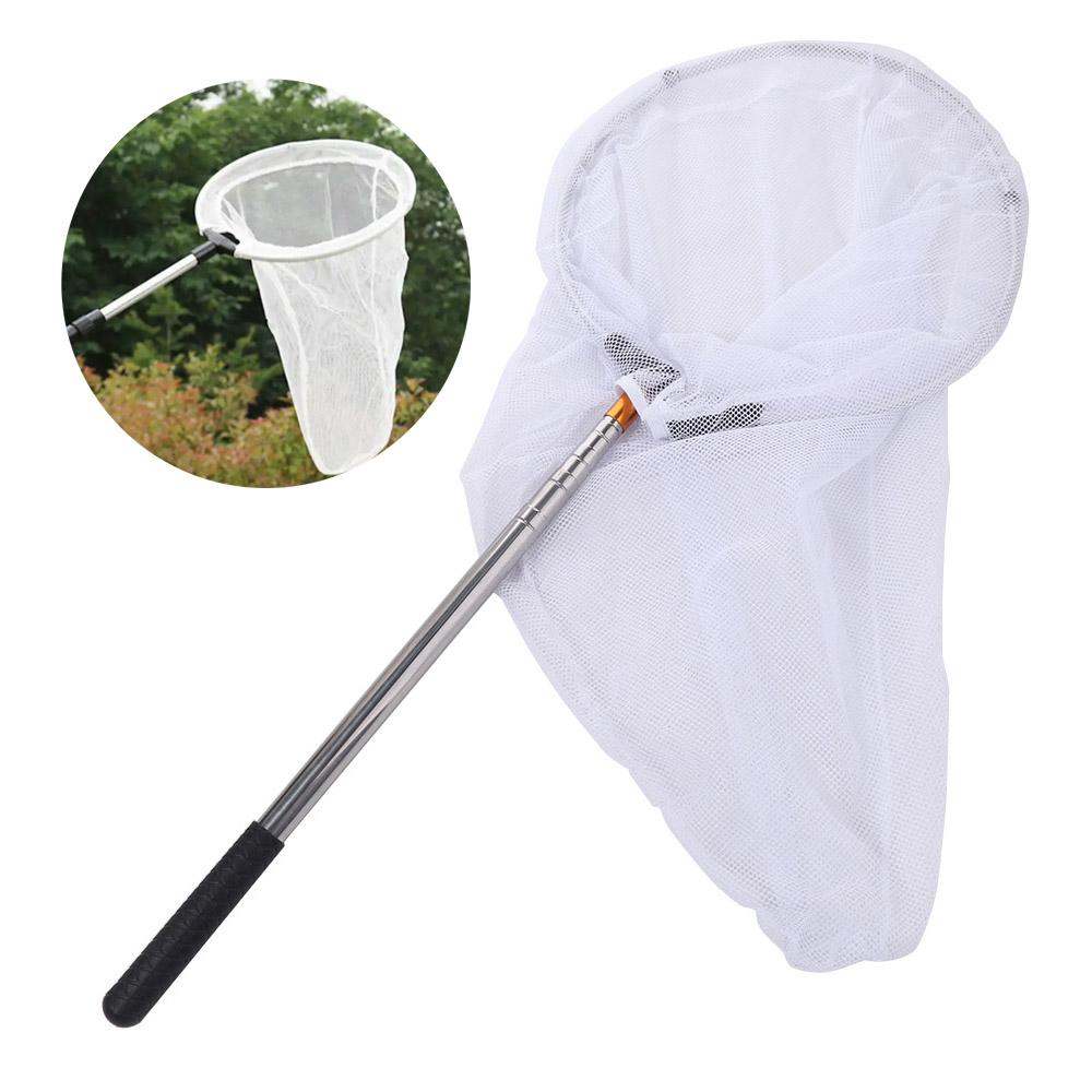 Stainless Steel Telescopic Insect Net Butterfly Net Fishing Mesh Net Fishing Accessories
