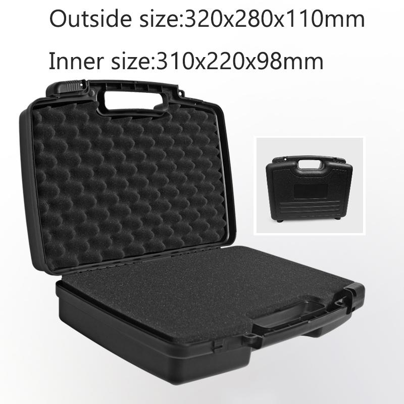 Tool Box Hard Carry Case Instrument Box Plastic Tool Case Impact Resistant Safety Equipment Camera Storage with Foam