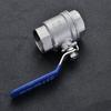 304/316 Stainless Steel High-Temperature Ball Valve, NPT Thread, Two-Piece, for Boiler/Steam, Sizes: 1/2", 3/4", 1