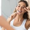 50Pcs/Box High Tensile Strength Floss Stick Carrying Case Toothpick Dental Floss  Oral Hygiene Care