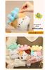 Cute Calico Cat Plush Toy Potted Plant Ornament