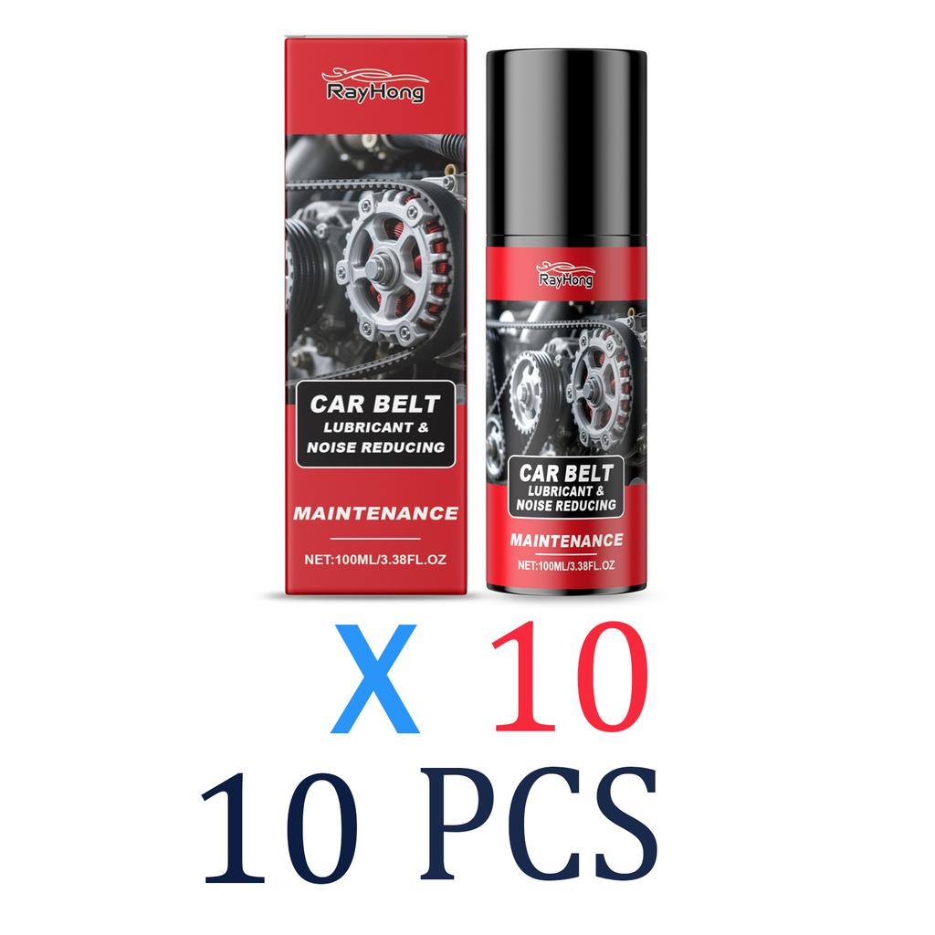 Car Belt Dressing Spray 100ml Stops Squeaks Noise Reducer for Serpentine Belts Anti Slip Lubricant Prevents Cracking Wear