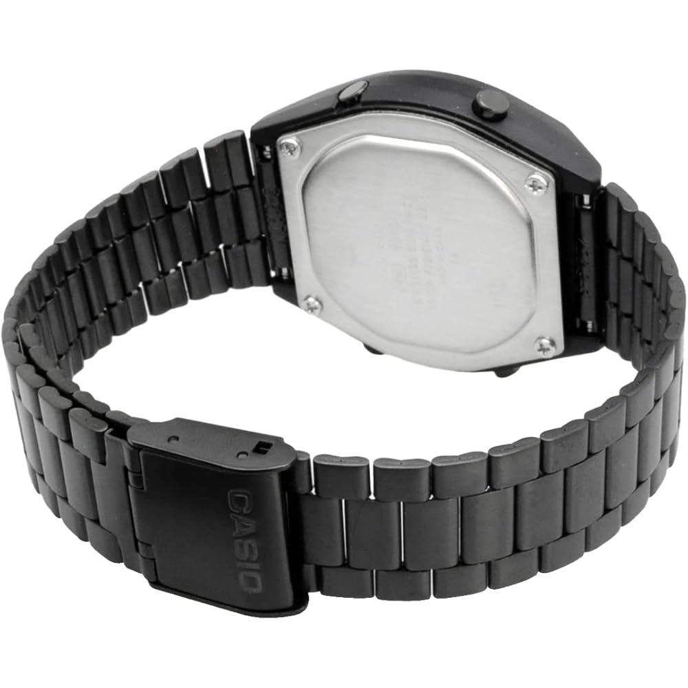 Casio Винтажная серия B640WB-1A Цифровые часы Унисекс Черные Зарубежная модель