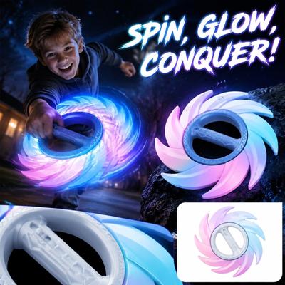 Перезаряжаемая вращающаяся светящаяся игрушка-колесо, 3D-печатная, вращающийся, световой, креативный подарок