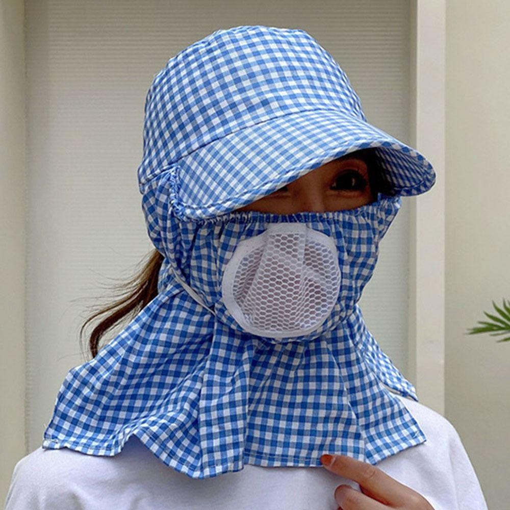 Summer Face And Neck Outdoor Women Hats Sun Hat Ear Flap Protective Cover