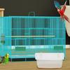 Plastic Bird Water Tank Box Transparent Indoor Bird Feeder Large Capacity Bird Food Box  Cage