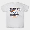 Мужская черная футболка с принтом Denver-Broncos Печать на трансферной бумаге без вырезания Хлопковая футболка